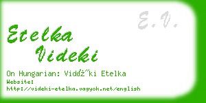 etelka videki business card